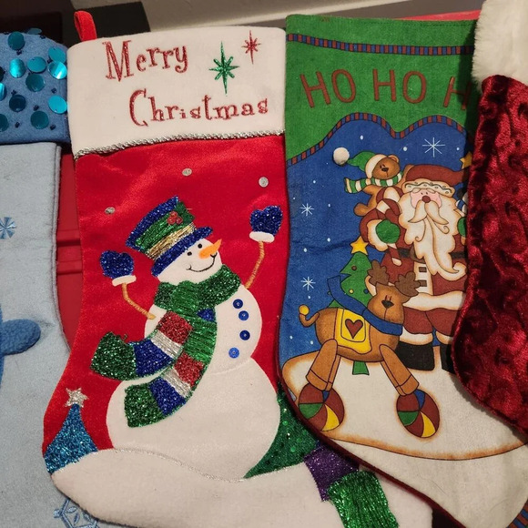 Christmas Decor Random Pieces Stockings Tree Topper Star - Picture 6 of 14